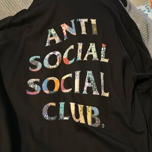 Anti Social Social Club Hoodie, Like New, Patchwork Edition, Men’s XL